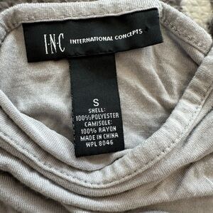 INC International Concepts Light Gray Camisole